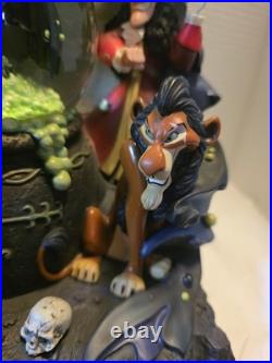 Tha Art of Disney Villains Musical Snow Globe. Park Exclusive Limited Edition