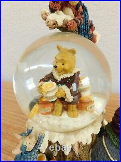 The Boyds Collection #95978DSW Plays Skaters Waltz Winnie The Pooh Globe Rare