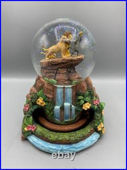 The Bradford Disney The Lion King Musical Glitter Globe w Rotating Characters The Bradford Disney The Lion King Musical Glitter Globe w Rotating Characters