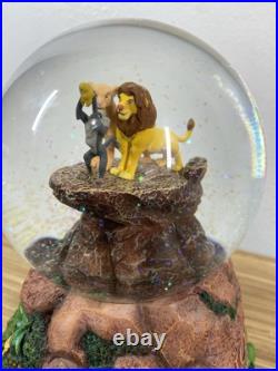 The Bradford Disney The Lion King Musical Glitter Globe w Rotating Characters The Bradford Disney The Lion King Musical Glitter Globe w Rotating Characters