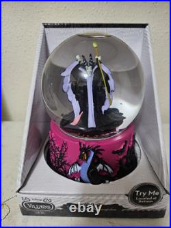 Three Disney Villian's Series Musical Snow globes