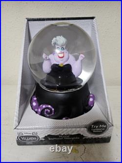 Three Disney Villian's Series Musical Snow globes