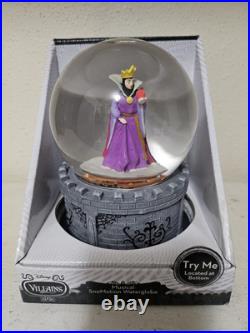 Three Disney Villian's Series Musical Snow globes