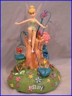 Tinker Bell And Fireflies Snowglobe Tinkerbell Sculpted