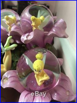 Tinker Bell on Toadstool Moods Snowglobe Figurine Disney vc4845226252 VeryRare