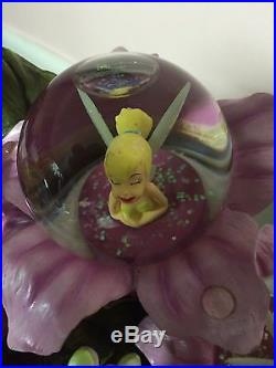 Tinker Bell on Toadstool Moods Snowglobe Figurine Disney vc4845226252 VeryRare