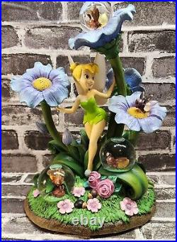 Tinkerbell Light Up Snowglobe Disney Store Exclusive Rare! Look