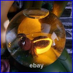 Tinkerbell Light Up Snowglobe Disney Store Exclusive Rare! Look