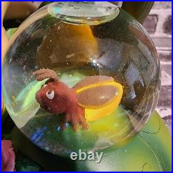 Tinkerbell Light Up Snowglobe Disney Store Exclusive Rare! Look