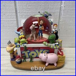 Toy Story Snow Globe Music Box Andy's Toy Box Disney Pixar Music Snow Globe