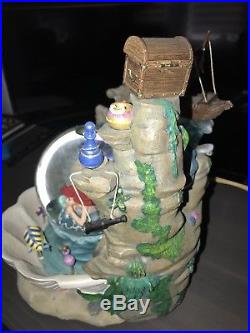 Ultra Rare Disney Little Mermaid Fountain Snow Globe