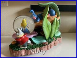 VERY RARE Alice in Wonderland Caterpillar Snowglobe with Lights and Music