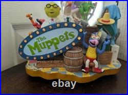 VERY RARE! Disney Snow Globe The Muppets The Muppet Show Theme Lights Marquis
