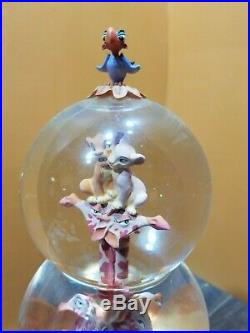 VIDEO Disney Lion King Giraffe Simba Rotate Double Bubble Music Water Snow Globe