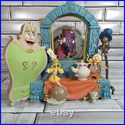 VTG 1991 Disney Store Beauty and the Beast Belle Wardrobe Musical Snow Globe Box