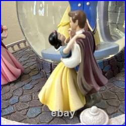 VTG 2003 Disney Dancing Princesses Castle Music Snow Globe Once Upon a Dream