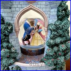 VTG 2003 Disney Dancing Princesses Castle Music Snow Globe Once Upon a Dream
