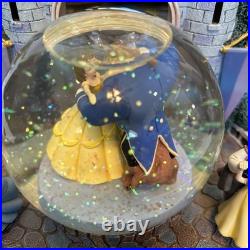 VTG 2003 Disney Dancing Princesses Castle Music Snow Globe Once Upon a Dream
