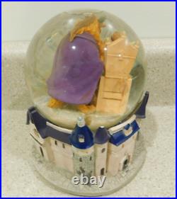 VTG Disney Beauty And The Beast Music Box Snow Globe Rare 90'S Belle Beast VTG Disney Beauty And The Beast Music Box Snow Globe Rare 90'S Belle Beast