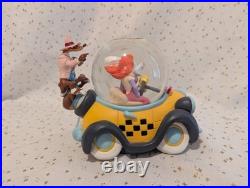 VTG Disney Jessica Who Framed Roger Rabbit Benny Car Musical Snow Globe