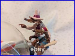 VTG Disney Jessica Who Framed Roger Rabbit Benny Car Musical Snow Globe