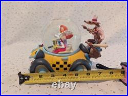 VTG Disney Jessica Who Framed Roger Rabbit Benny Car Musical Snow Globe