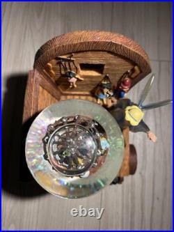 VTG Disney Pinocchio Snow Globe Wagon Leaking Battery Rare 2506TY
