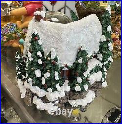 VTG Disney RARE Snow White & The Seven Dwarfs Christmas Snow Globe Jingle Bells