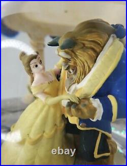VTG RARE Discontinued Disney Beauty and the Beast Snow Globe