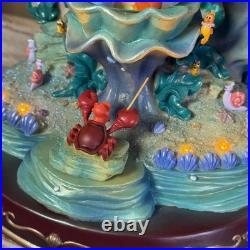 Very Rare Disney Little Mermaid Daughters Of Triton Snow Globe