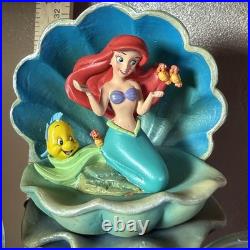 Very Rare Disney Little Mermaid Daughters Of Triton Snow Globe