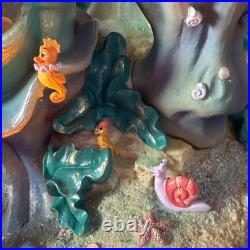 Very Rare Disney Little Mermaid Daughters Of Triton Snow Globe