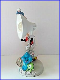 Very Rare Disney Pixar Lamp snow globe (Monsters Inc, Finding Nemo, Toy Story)