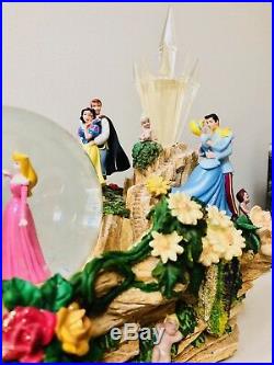 Very Rare Disney Princess Parade Float Snow Globe