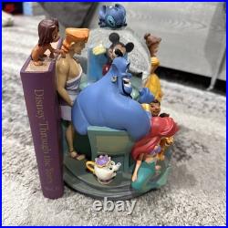 Very Rare Disney Vol 2 Through The Years Musical Snow Globe & Bookend 1999 Very Rare Disney Vol 2 Through The Years Musical Snow Globe & Bookend 1999