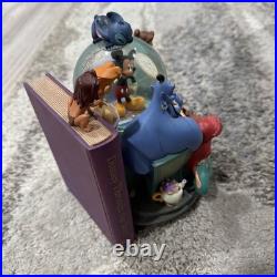 Very Rare Disney Vol 2 Through The Years Musical Snow Globe & Bookend 1999 Very Rare Disney Vol 2 Through The Years Musical Snow Globe & Bookend 1999