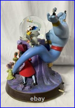 Vintage 1992 Wonderful World of Disney Friend Like Me Musical Snowglobe
