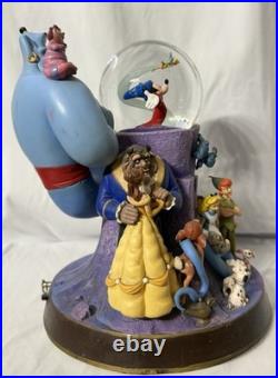 Vintage 1992 Wonderful World of Disney Friend Like Me Musical Snowglobe