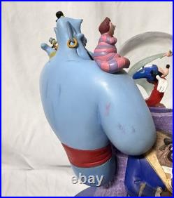 Vintage 1992 Wonderful World of Disney Friend Like Me Musical Snowglobe