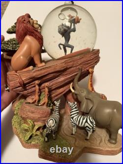 Vintage 1994 Disney The Lion King Wind Up Musical Snow Globe Circle Of Life