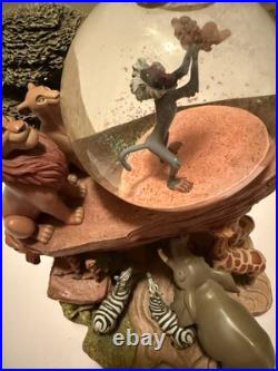 Vintage 1994 Disney The Lion King Wind Up Musical Snow Globe Circle Of Life
