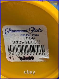 Vintage 1996 Paramount Parks Catdog Snow Globe Rare HTF 3.5H X 2.75W Vintage 1996 Paramount Parks Catdog Snow Globe Rare HTF 3.5H X 2.75W