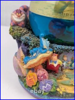 Vintage Alice In Wonderland Pool Of Tears Music Box Snow Globe Vintage Alice In Wonderland Pool Of Tears Music Box Snow Globe