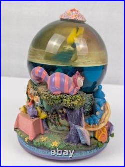 Vintage Alice In Wonderland Pool Of Tears Music Box Snow Globe Vintage Alice In Wonderland Pool Of Tears Music Box Snow Globe