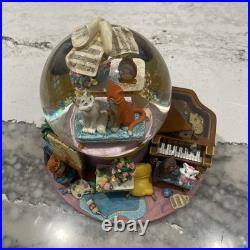 Vintage Disney Aristocats Musical Snow Globe- Everybody Wants To Be A Cat