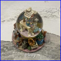 Vintage Disney Aristocats Musical Snow Globe- Everybody Wants To Be A Cat