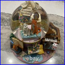 Vintage Disney Aristocats Musical Snow Globe- Everybody Wants To Be A Cat