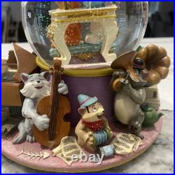Vintage Disney Aristocats Musical Snow Globe- Everybody Wants To Be A Cat