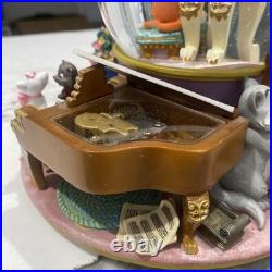 Vintage Disney Aristocats Musical Snow Globe- Everybody Wants To Be A Cat