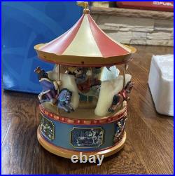 Vintage Disney Brave Little Tailor Musical Snow Globe Mickie Minnie Snowglobe